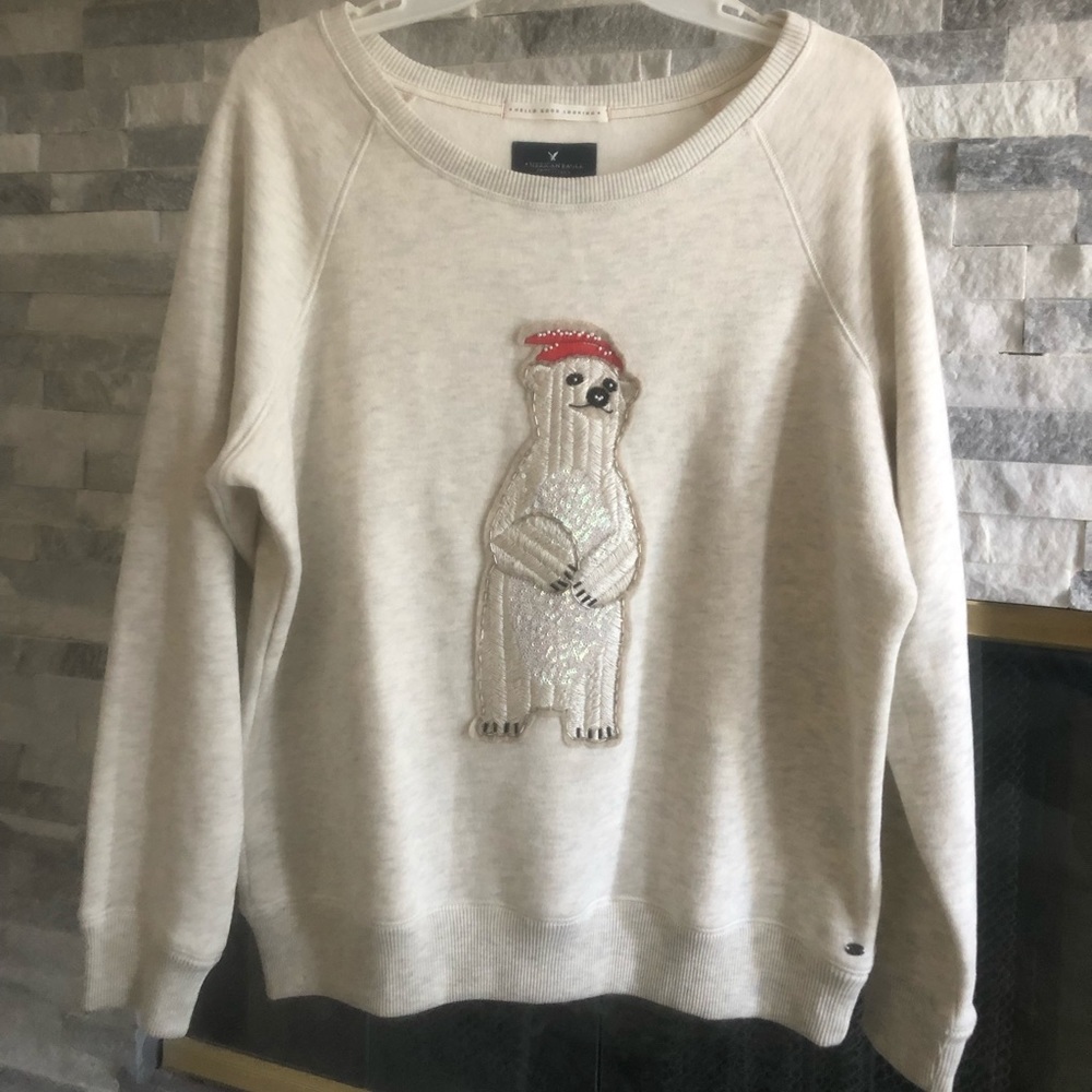 ✅𝗦𝗢𝗟𝗗✅ American Eagle Bear Sweatshirt size XL